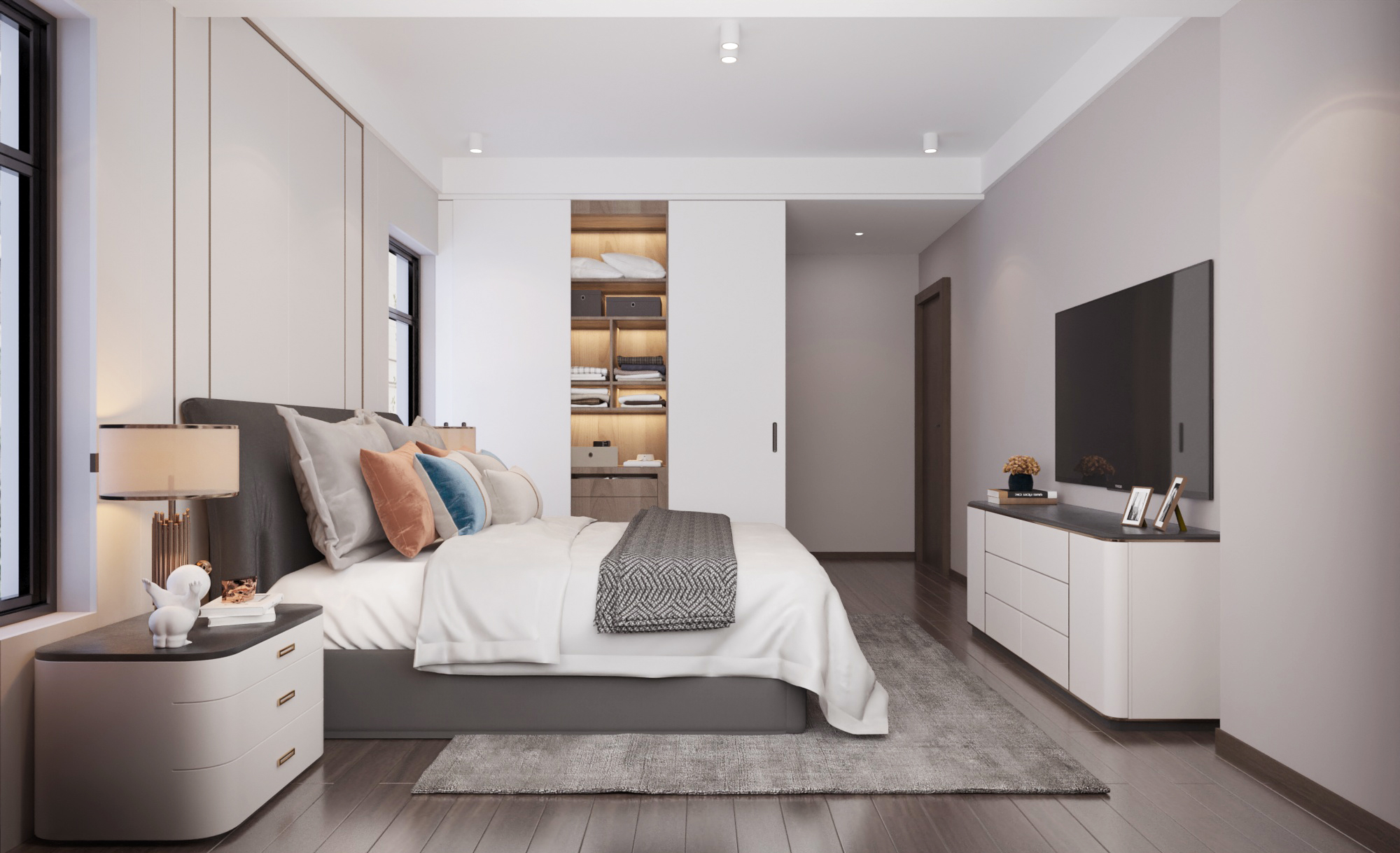 南寧新房裝修-輕奢風(fēng)-臥室 南寧新房裝修-輕奢風(fēng)-臥室