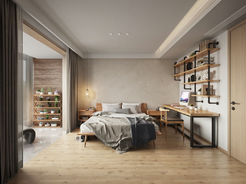 南寧新房裝修-北歐風格-臥室 南寧新房裝修-北歐風格-臥室