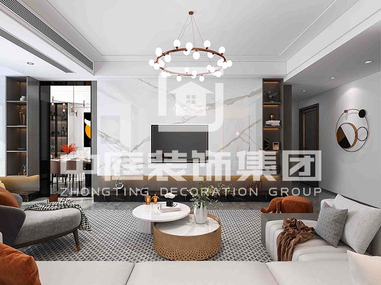 天池山&middot;中脊120平現代簡約風格案例