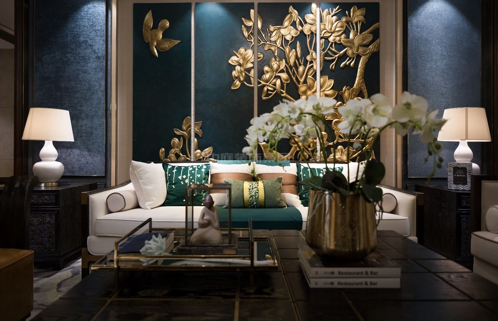 瀚林錦城120m&sup2;新中式風格案例