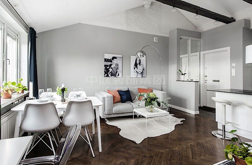 春江花月109m&sup2;北歐風格案例